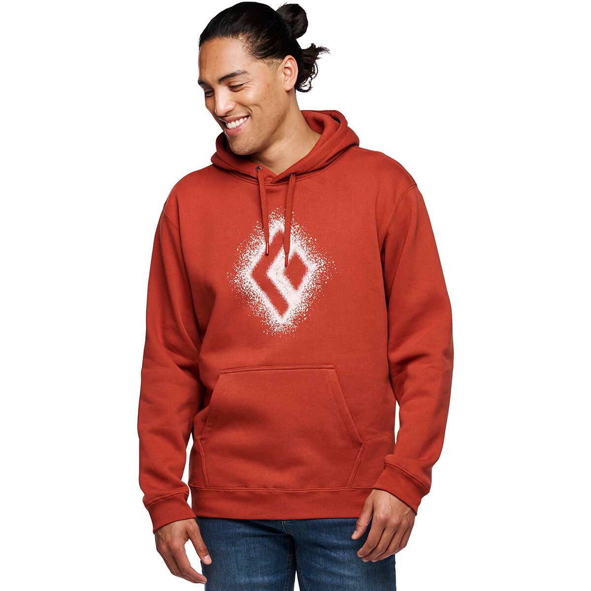 Image of Black Diamond Chalked Up 2.0 Pullover Hoodie - Men's Burnt Sienna, M