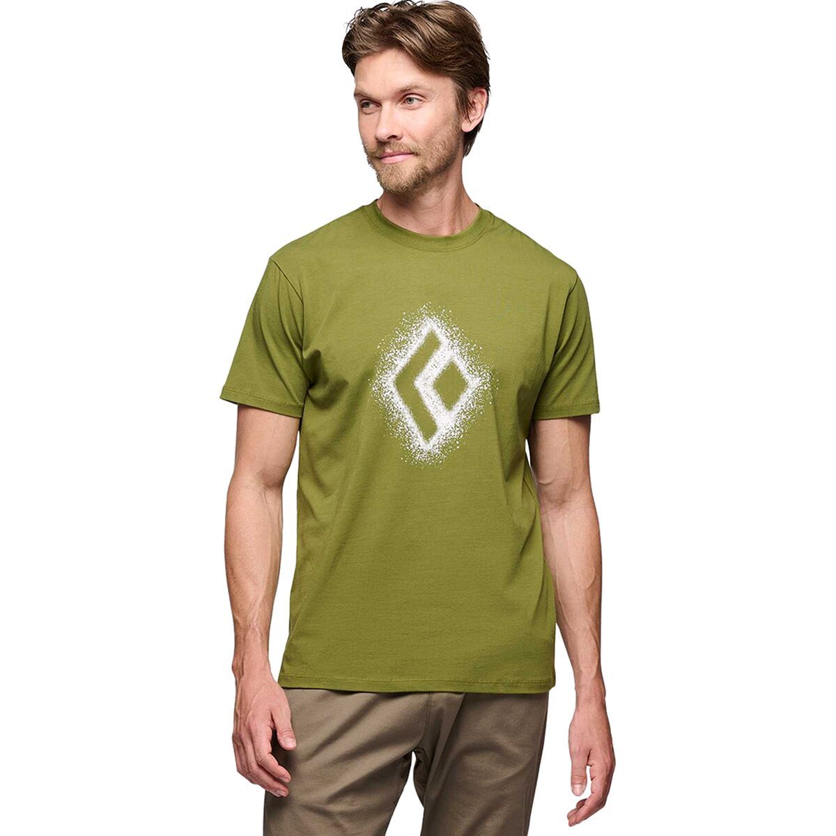 Black Diamond Chalked Up 2.0 T-Shirt - Men's Camp Green, S