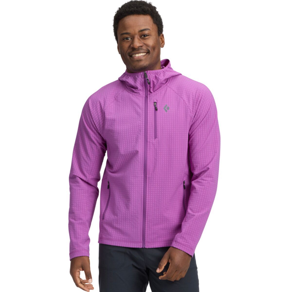 Image of Black Diamond Coefficient Storm Hooded Pullover Jacket - Men's BD Purple, M