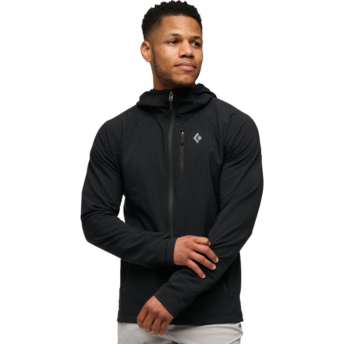 Image of Black Diamond Coefficient Storm Hooded Pullover Jacket - Men's Black, M