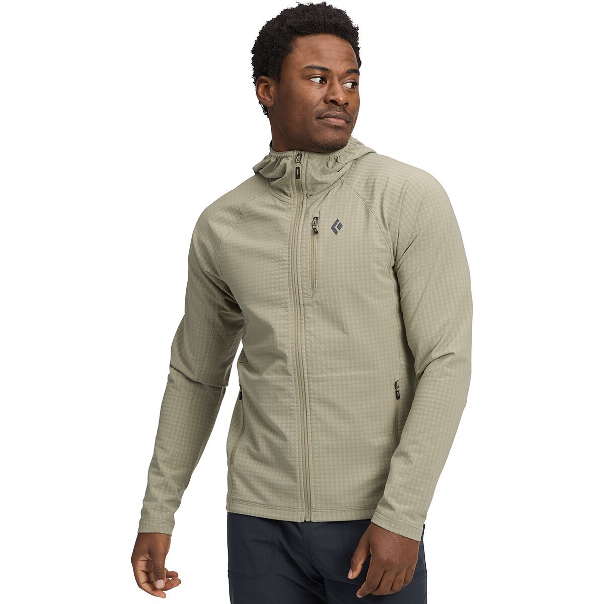 Black Diamond Coefficient Storm Hooded Pullover Jacket - Men's in Pine Smoke