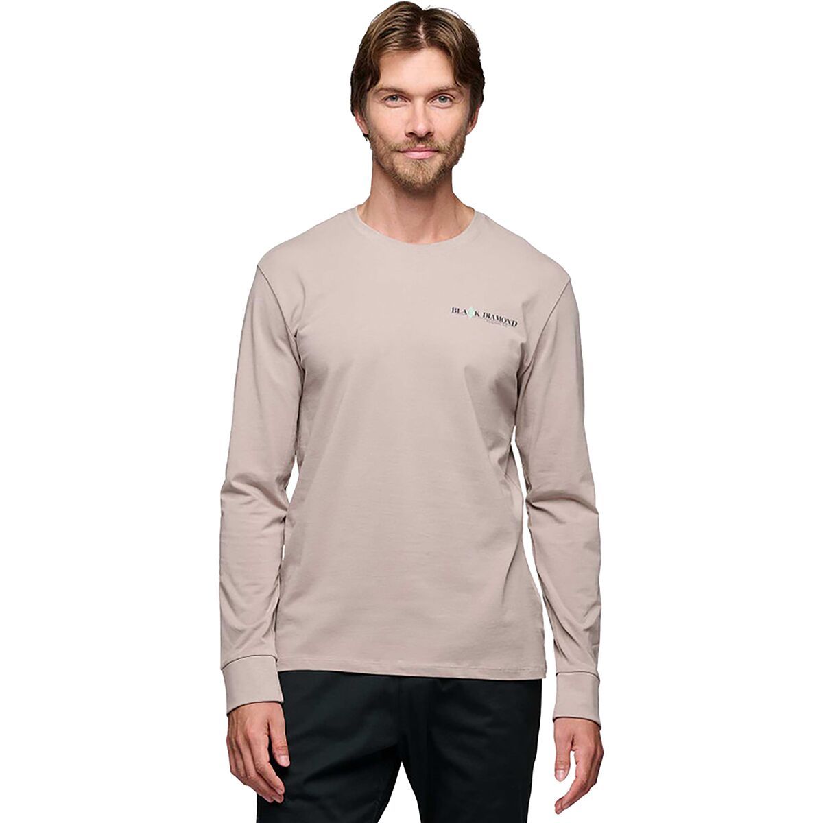 Black Diamond Heritage Wordmark Long-Sleeve T-Shirt - Men's Pale Mauve, S