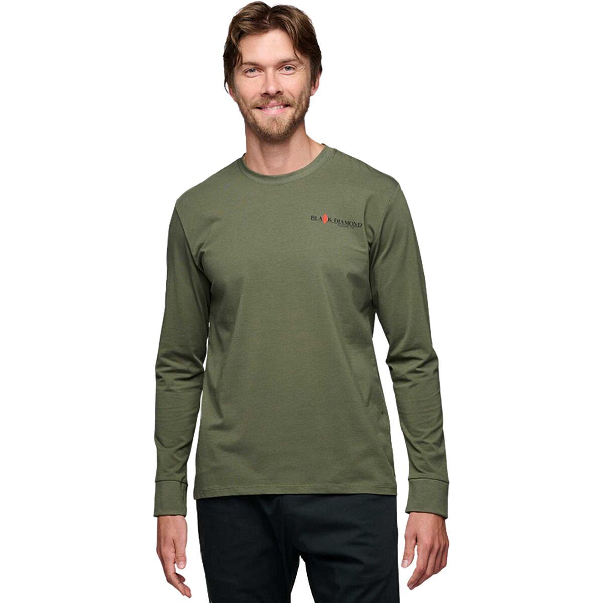 Black Diamond Heritage Wordmark Long-Sleeve T-Shirt - Men