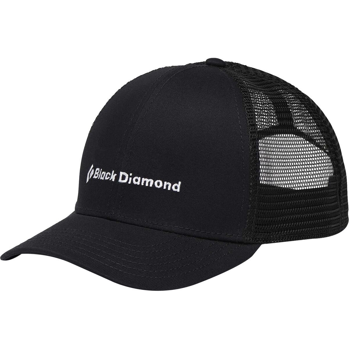 Image of Black Diamond BD Trucker Hat Black/Black/BD Wordmark, One Size