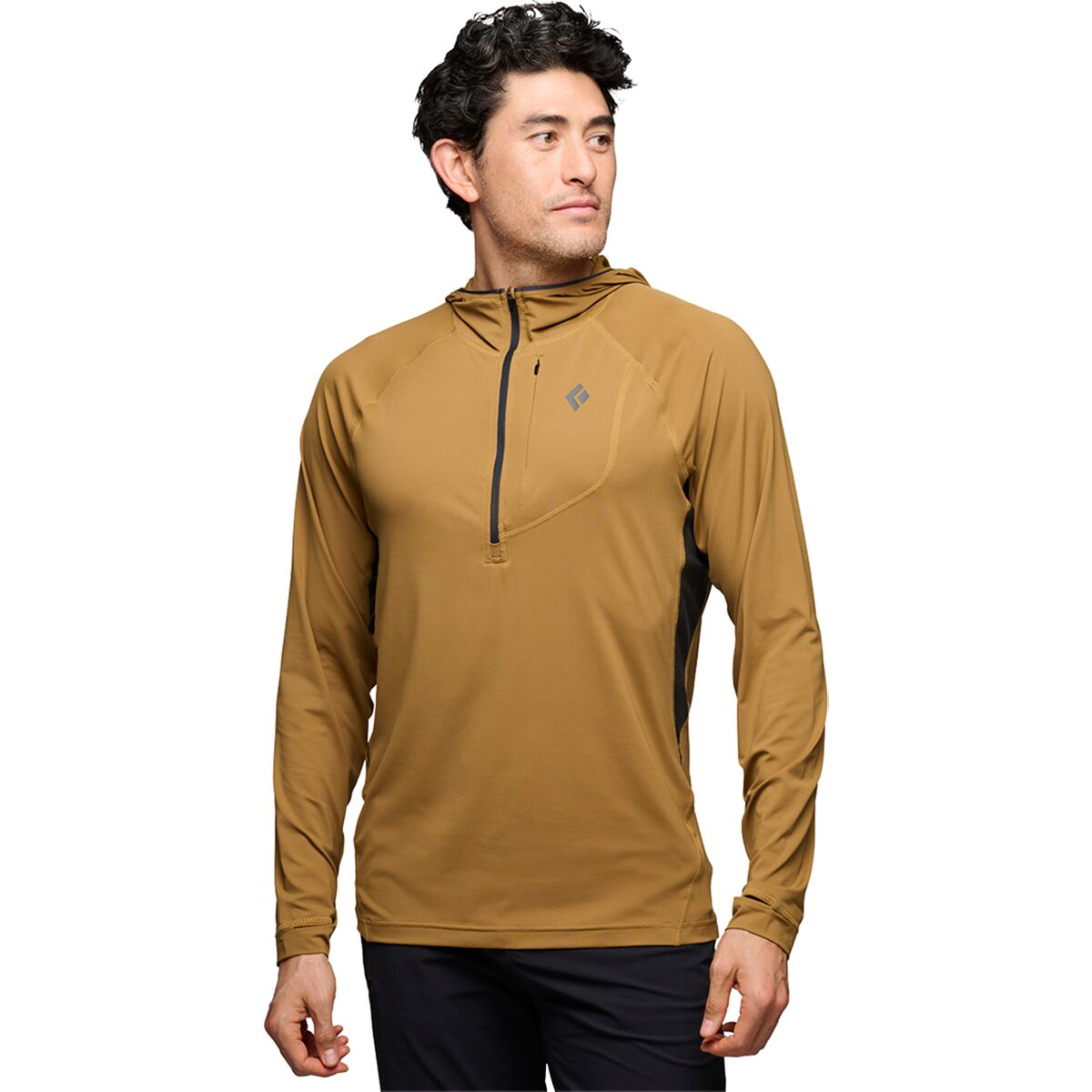 Image of Black Diamond Alpenglow Pro Hoodie - Men's Flax, L