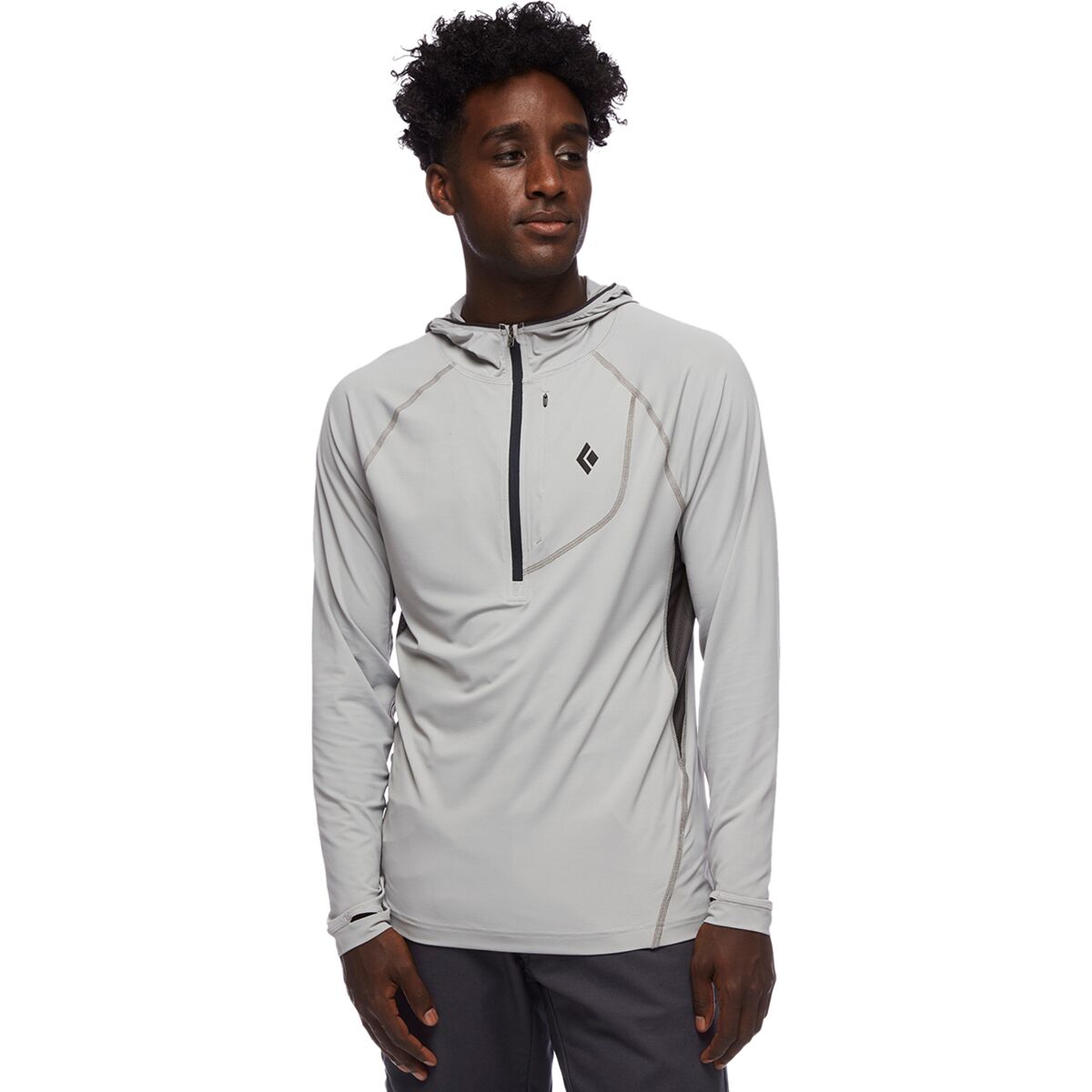 Image of Black Diamond Alpenglow Pro Hoodie - Men's Pewter, S