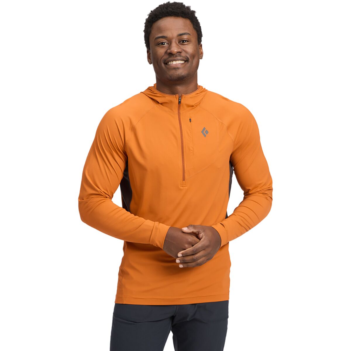 Image of Black Diamond Alpenglow Pro Hoodie - Men's Saffron, S