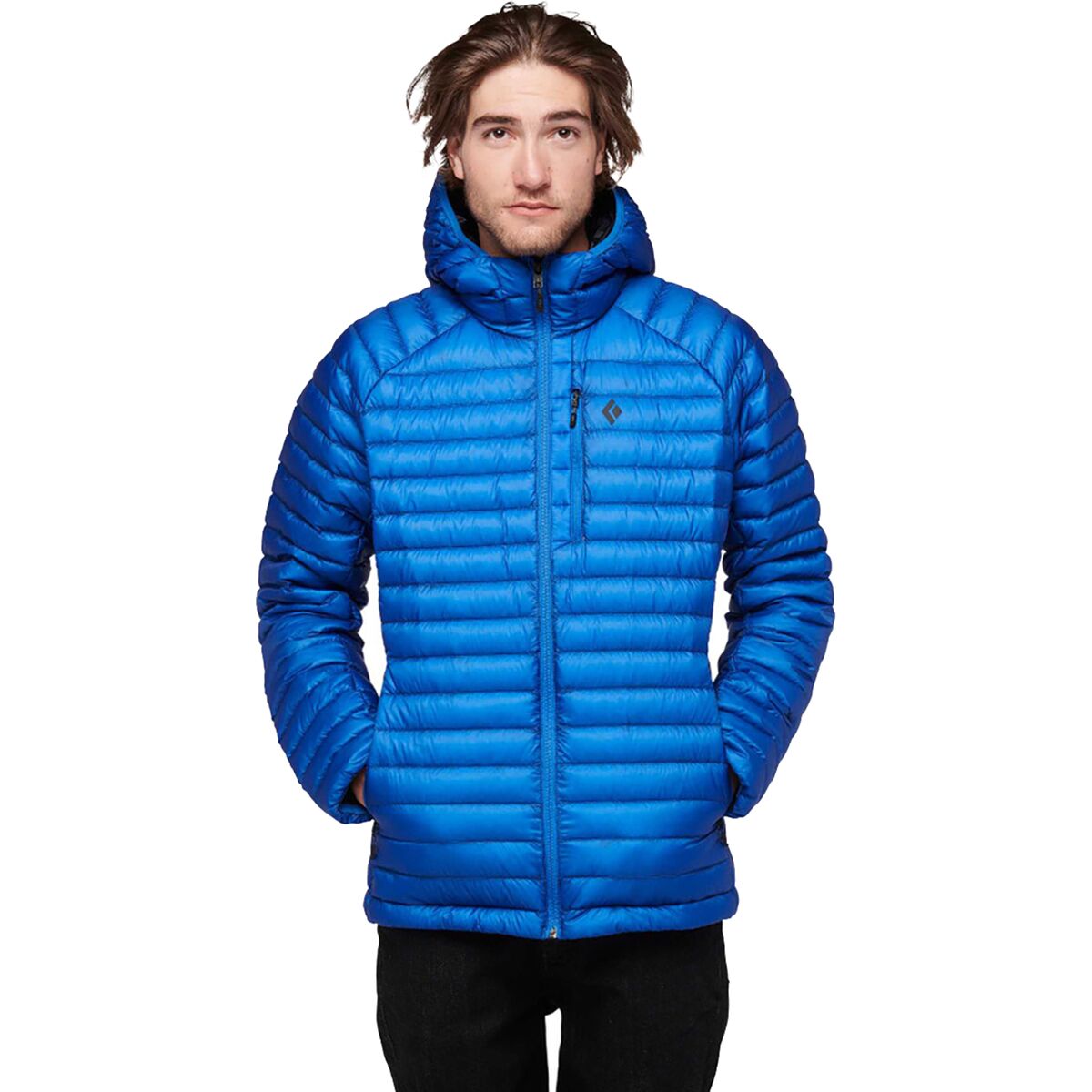 Black Diamond Approach Down Hoodie - Men's Drifter Blue, L