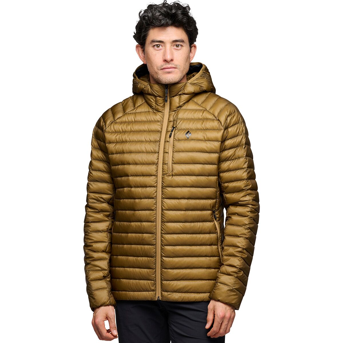 Image of Black Diamond Approach Down Hoodie - Men's Flax, M