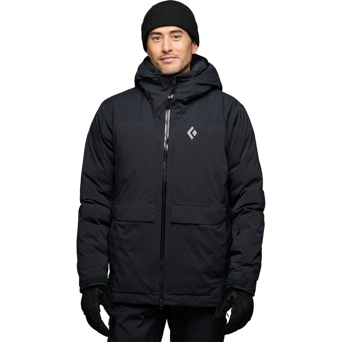 Image of Black Diamond Factor Insulated Parka - Men's Black, L