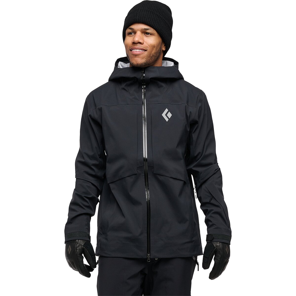 Image of Black Diamond Factor Shell Jacket - Men's Black, L