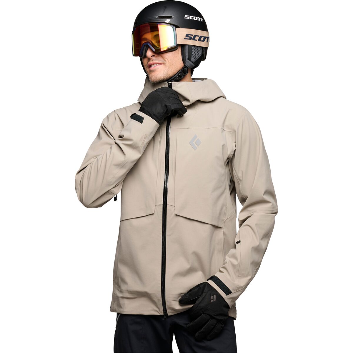 Image of Black Diamond Factor Shell Jacket - Men's Moonstone, S