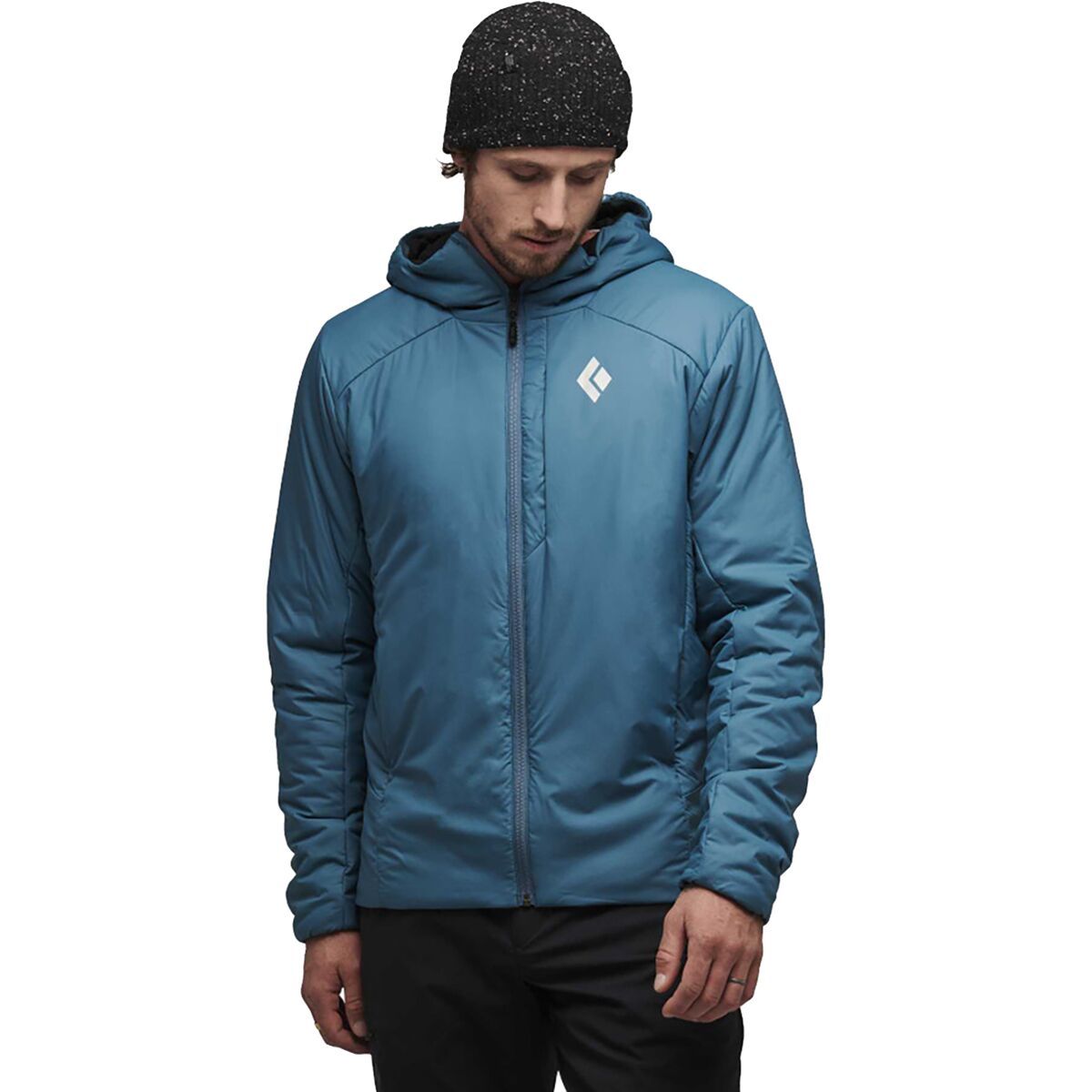 Image of Black Diamond First Light Stretch Hooded Jacket - Men's Creek Blue, M