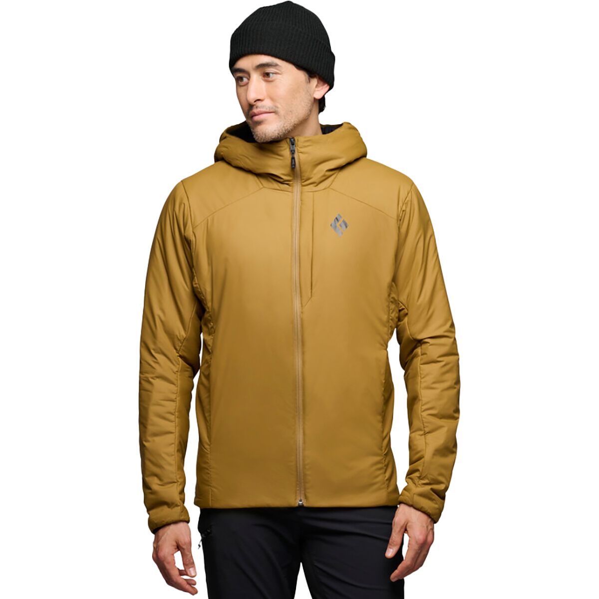 Image of Black Diamond First Light Stretch Hooded Jacket - Men's Flax, L