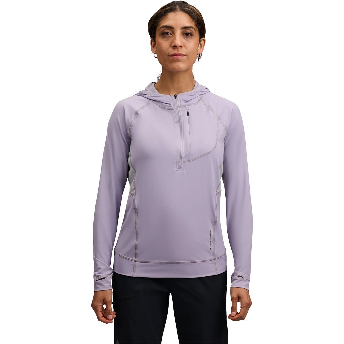 Image of Black Diamond Alpenglow Pro Hooded Top - Women's Dusk Violet, L