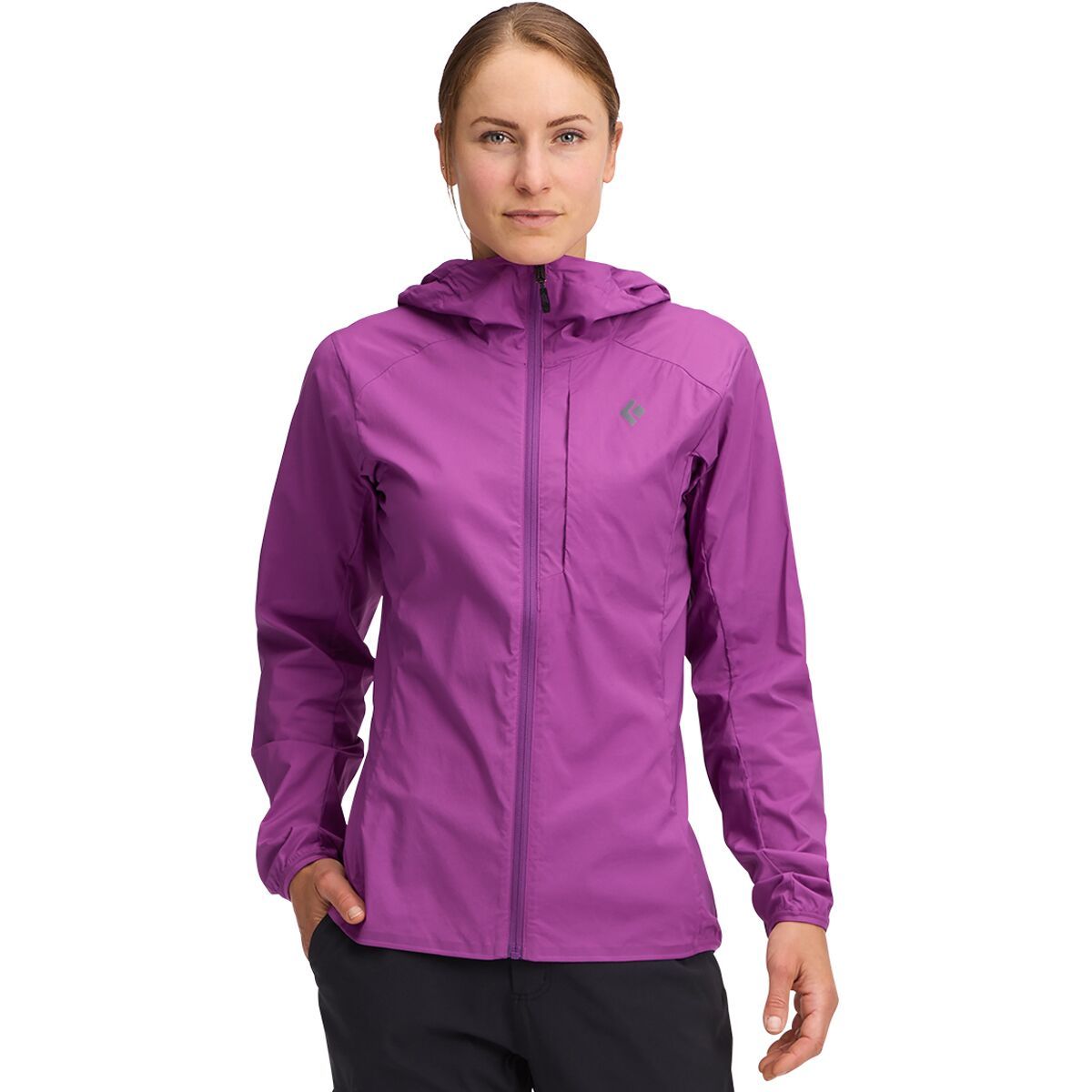 Black Diamond Alpine Start Hooded Jacket - Women's BD Purple, XL
