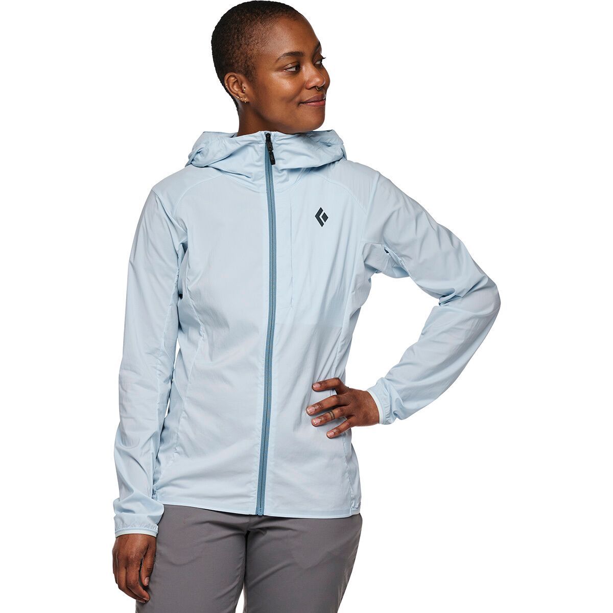 Image of Black Diamond Alpine Start Hooded Jacket - Women's Belay Blue, L