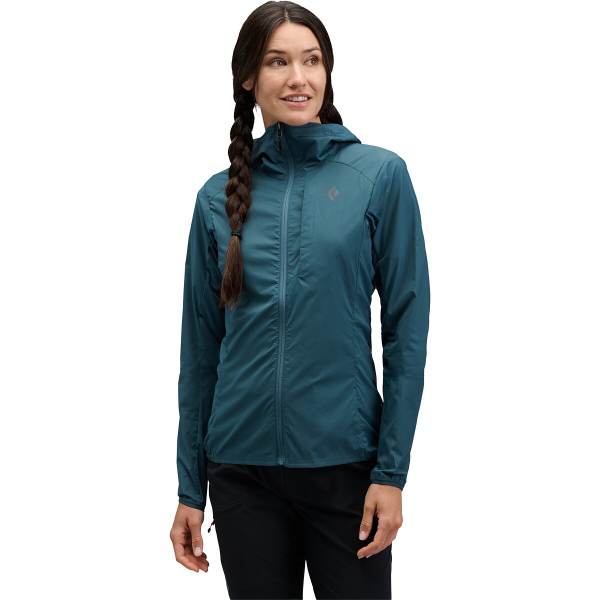 Image of Black Diamond Alpine Start Hooded Jacket - Women's Midnight Blue, M