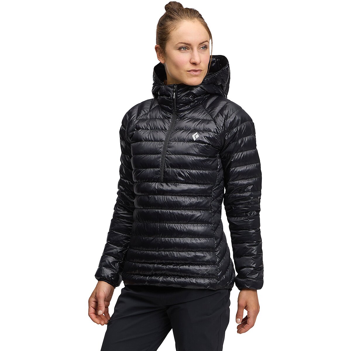 Image of Black Diamond Deploy Down Hooded Jacket - Women's Black, M
