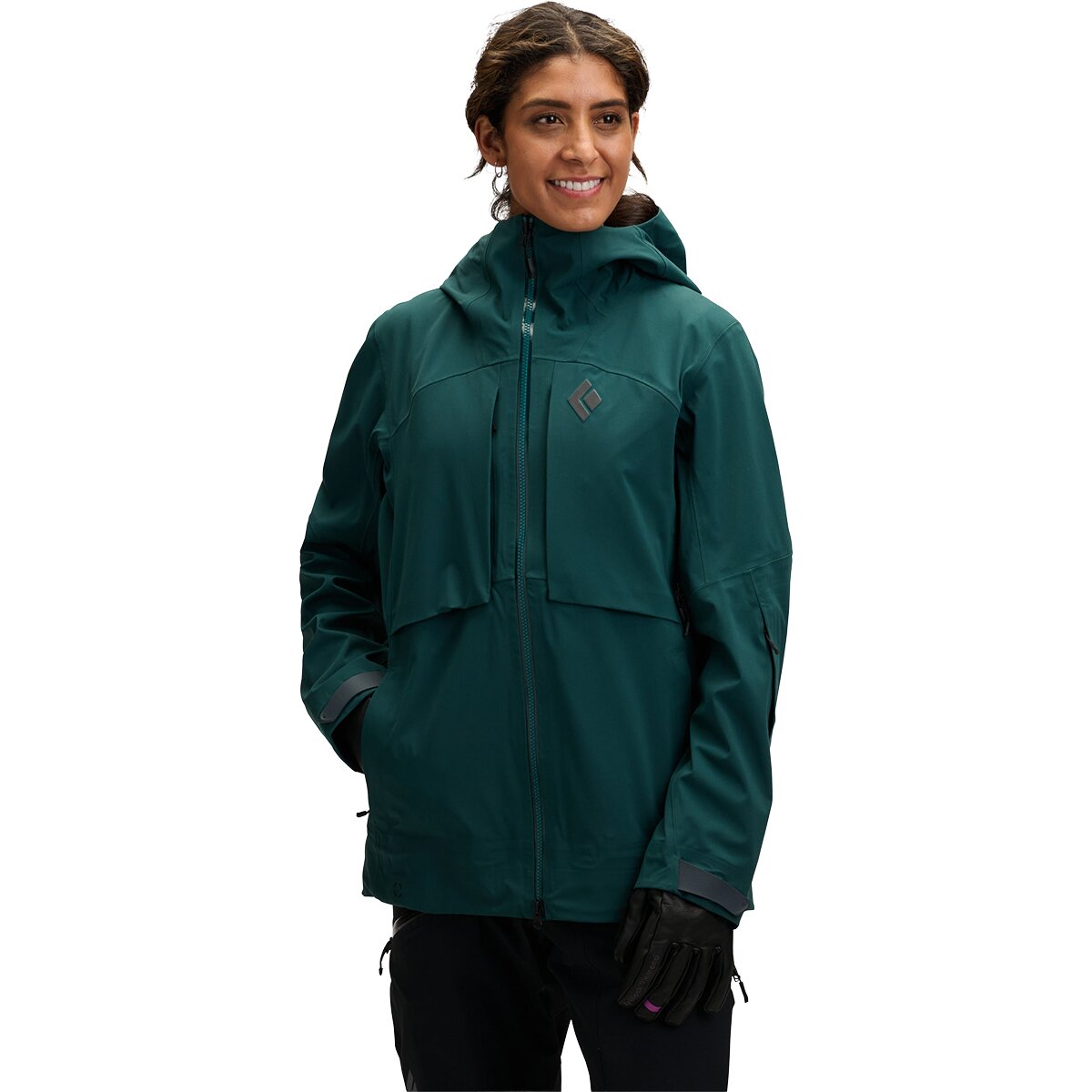Image of Black Diamond Factor Shell Jacket - Women's Deep Woods, XL