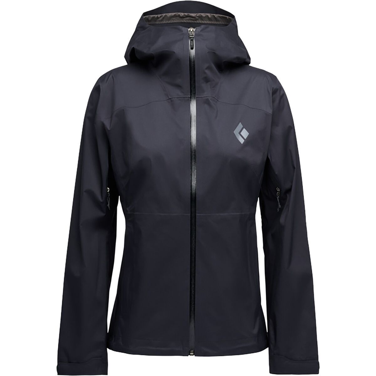 Image of Black Diamond Fineline Stretch Rain Shell - Women's Black, S