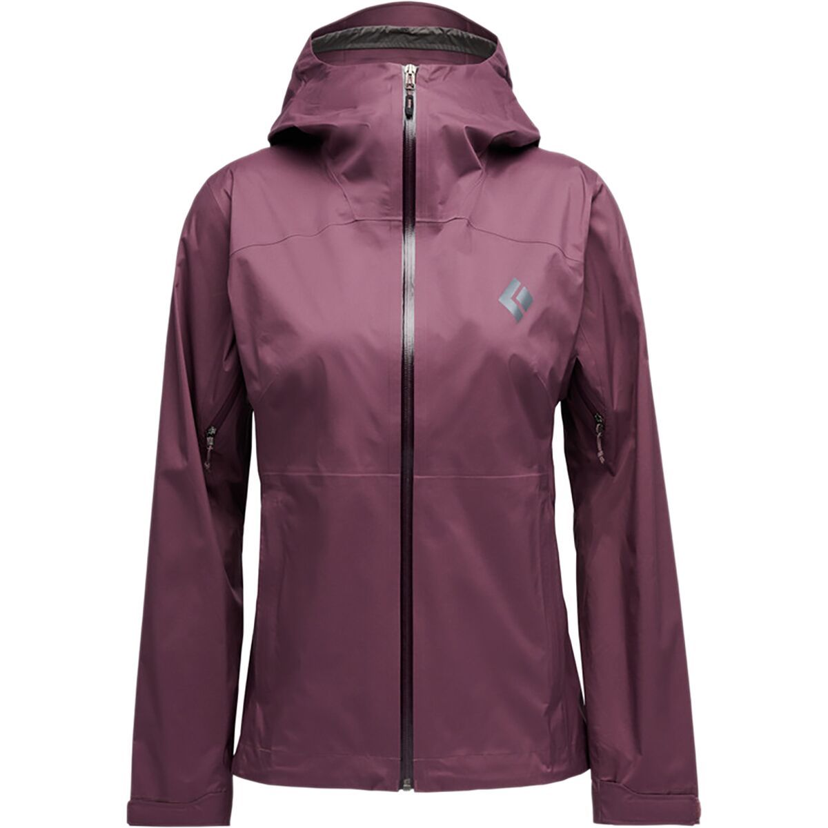 Image of Black Diamond Fineline Stretch Rain Shell - Women's Fig, L