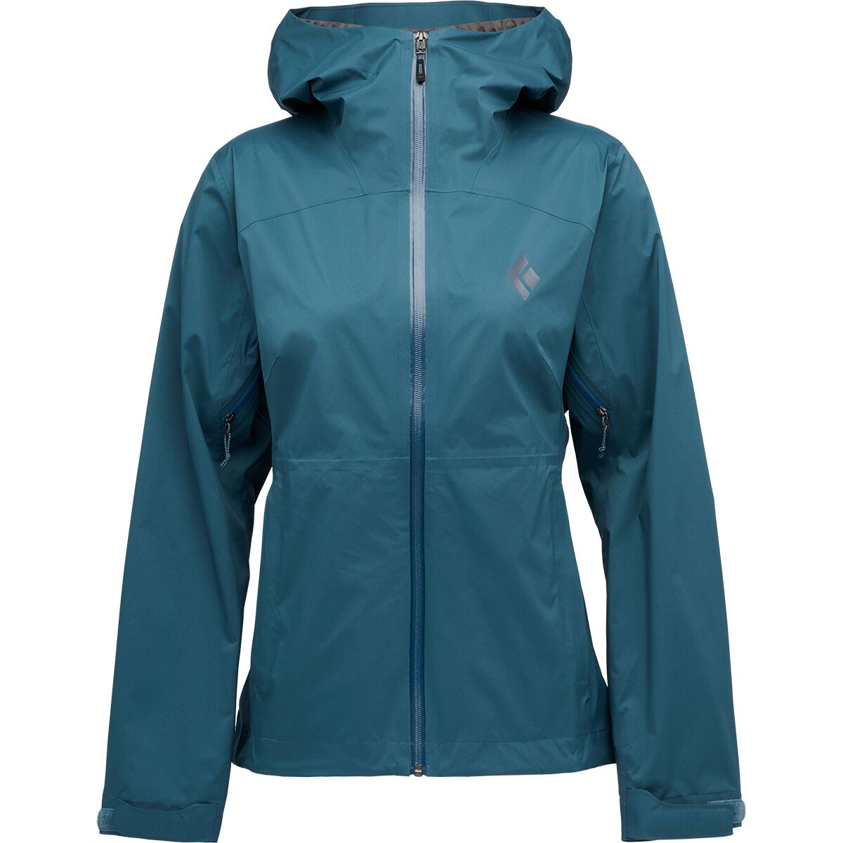 Image of Black Diamond Fineline Stretch Rain Shell - Women's Midnight Blue, S