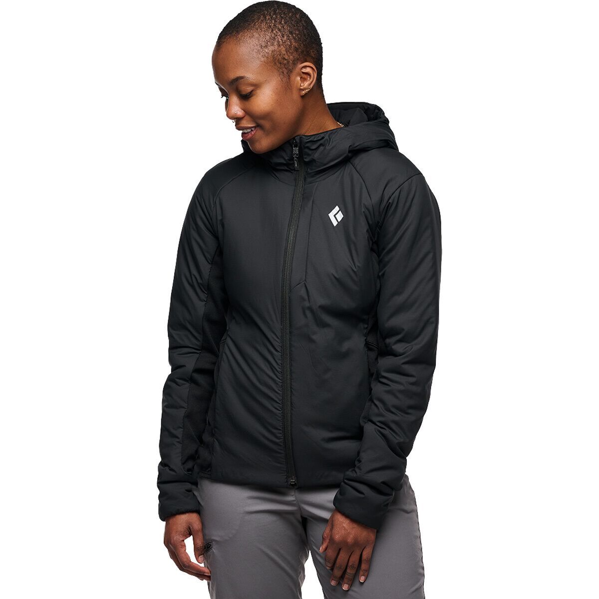 Black Diamond First Light Hybrid Hooded Jacket - Women