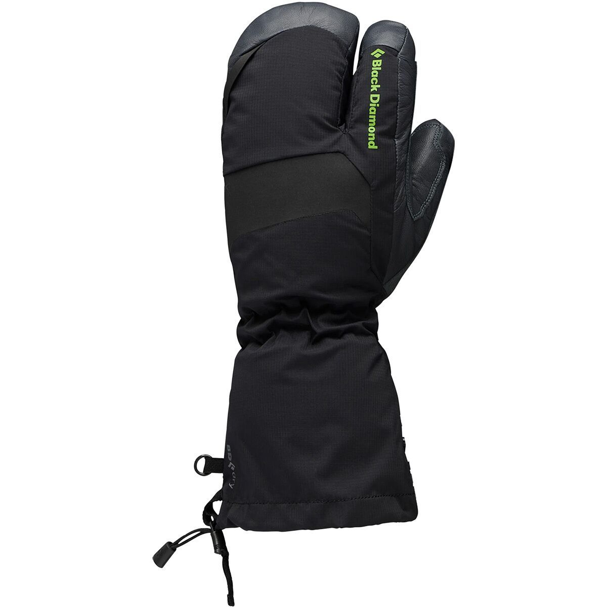 Image of Black Diamond Alpine 3-Finger Mitten Black/Carbon, S