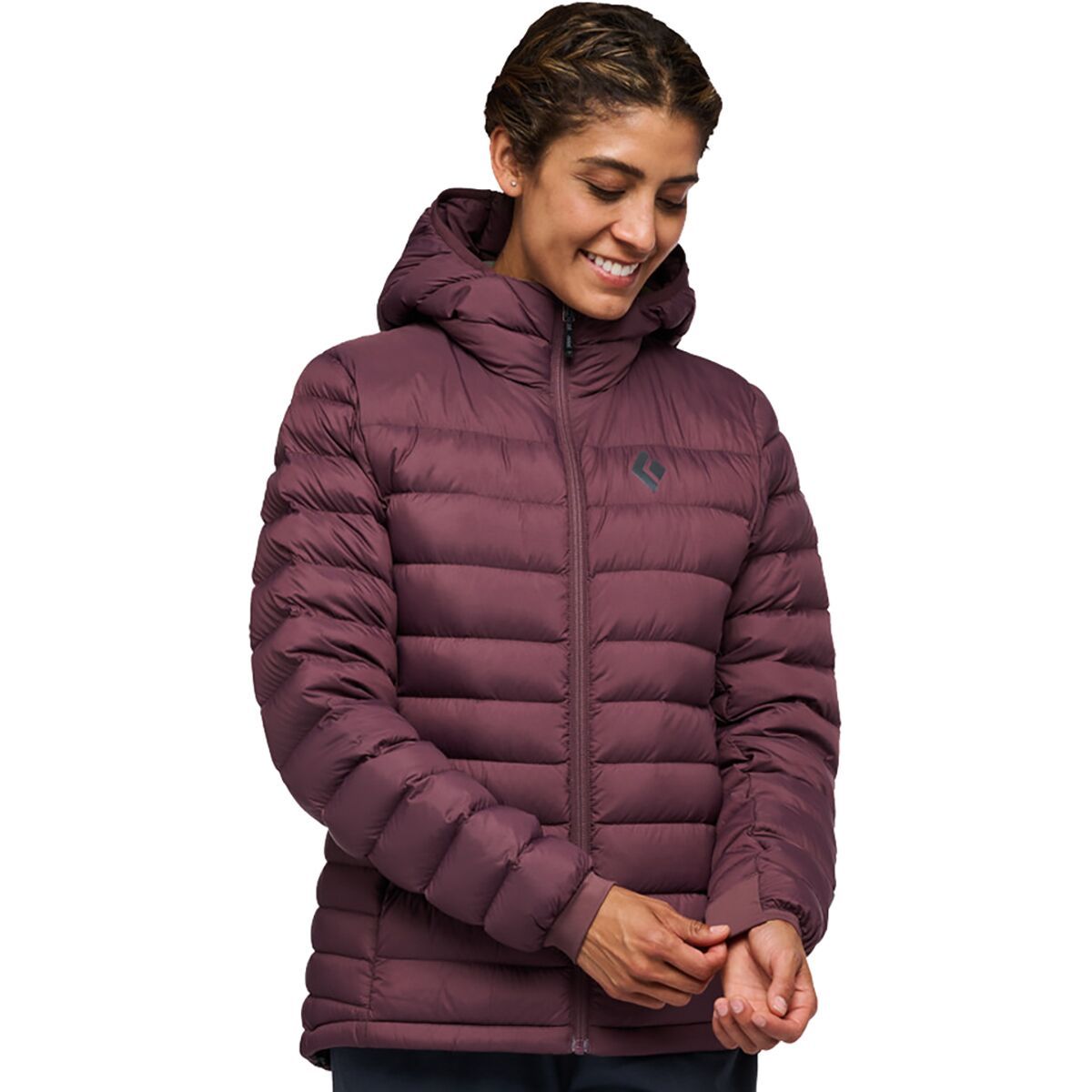 Image of Black Diamond Access Down Hoodie - Women's Fig, M