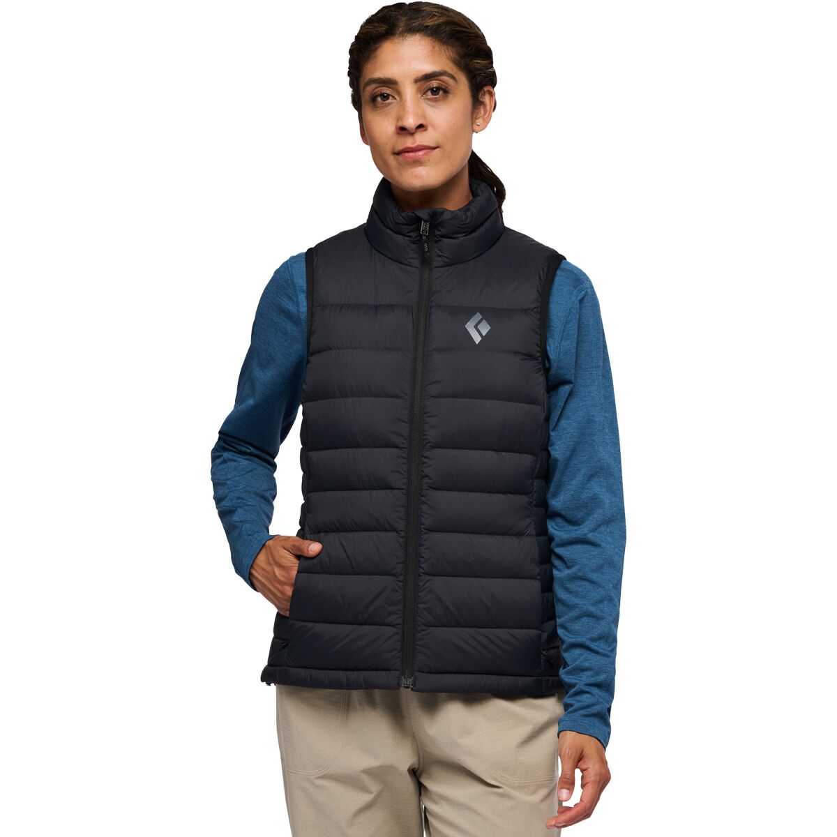 Image of Black Diamond Access Down Vest - Women's Black, L