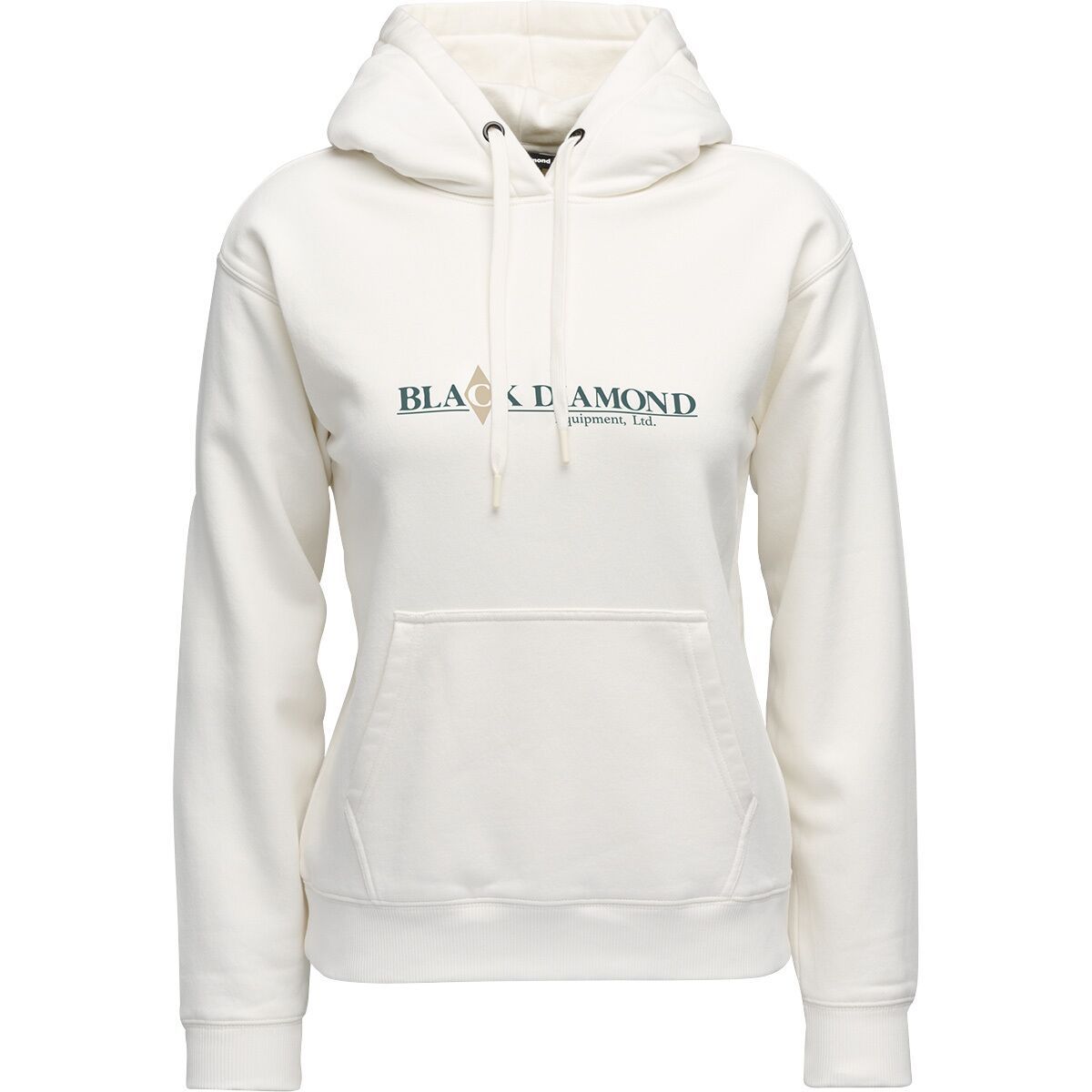 Black Diamond Heritage Wordmark Pullover Hoodie - Women's Off White, L