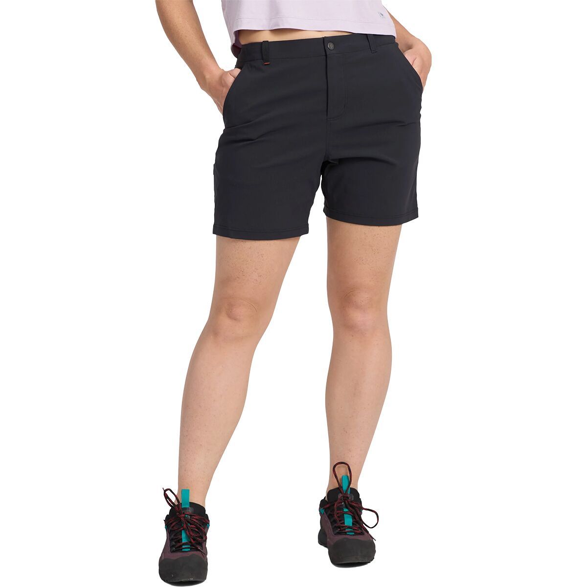 Image of Black Diamond Pursuit Short - Women's Black, 2