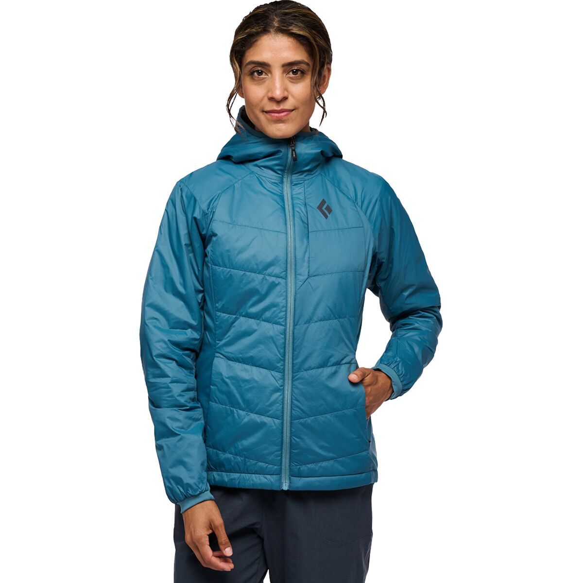 Image of Black Diamond Solution Hoodie - Women's Creek Blue, XS