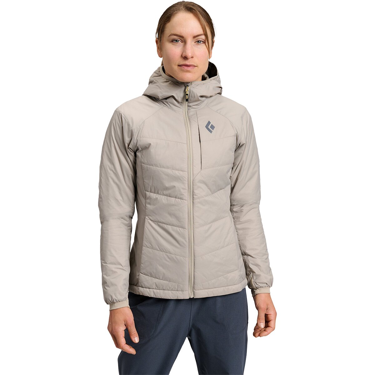Image of Black Diamond Solution Hoodie - Women's Moonstone, M