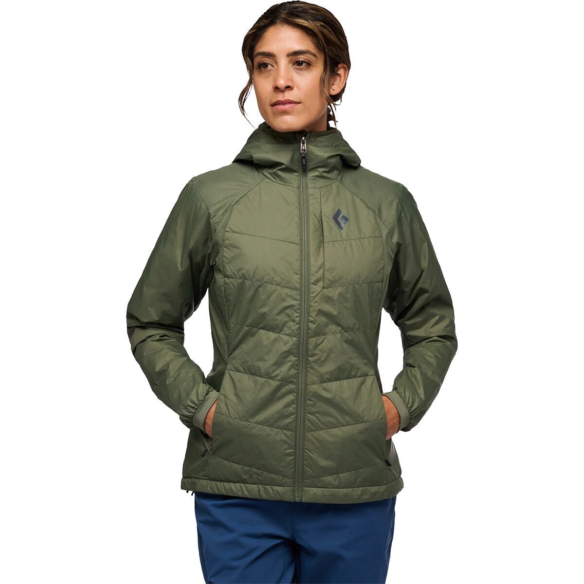Image of Black Diamond Solution Hoodie - Women's Tundra, L