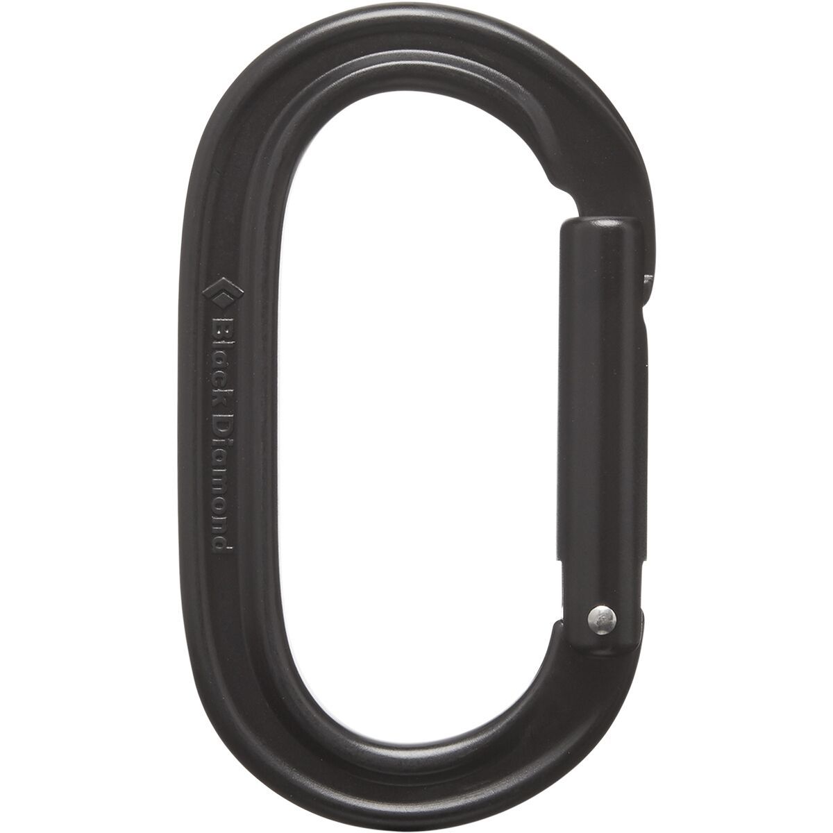 Black Diamond Oval Keylock Carabiner Black, One Size
