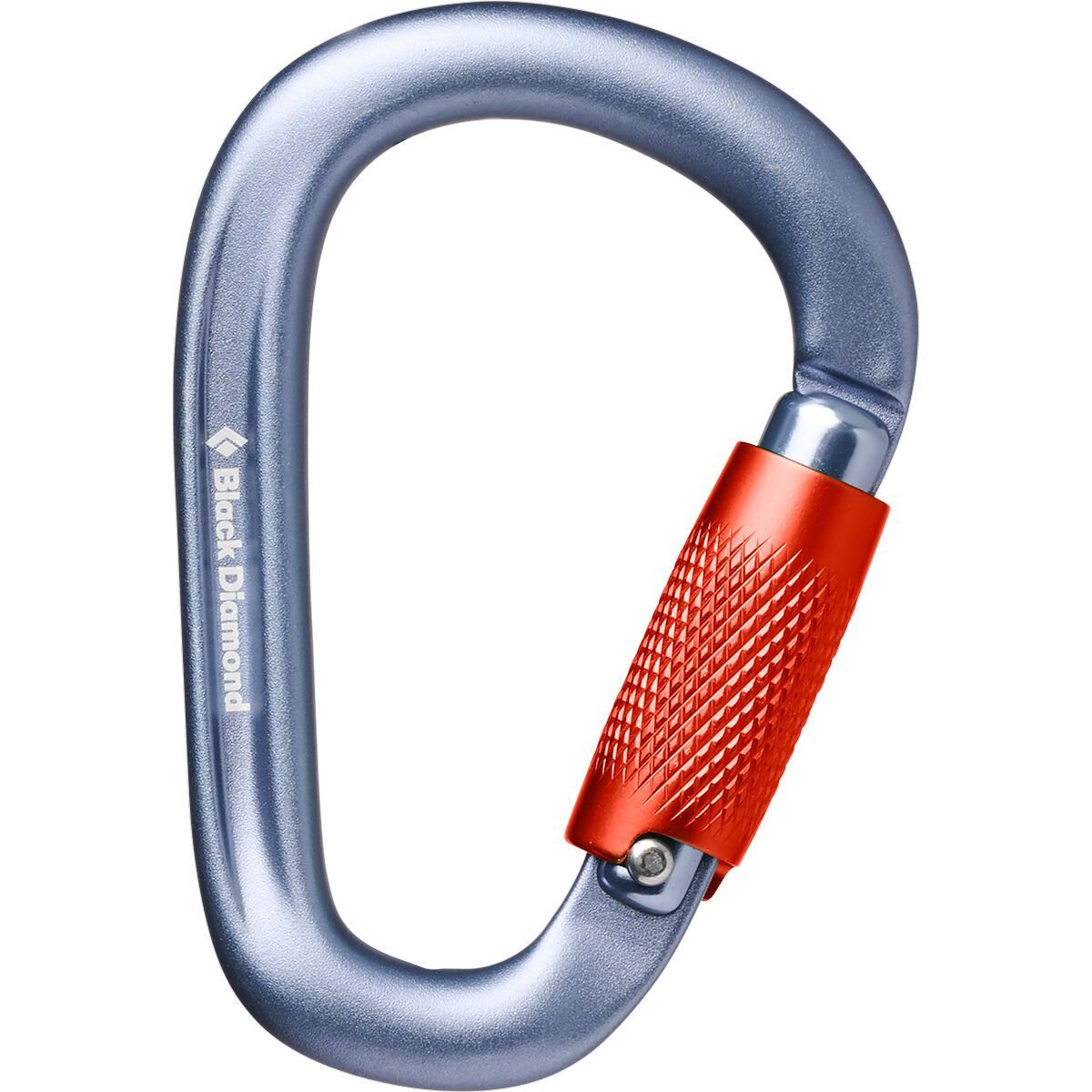 Black Diamond Pearlock Twistlock Carabiner Gray, One Size