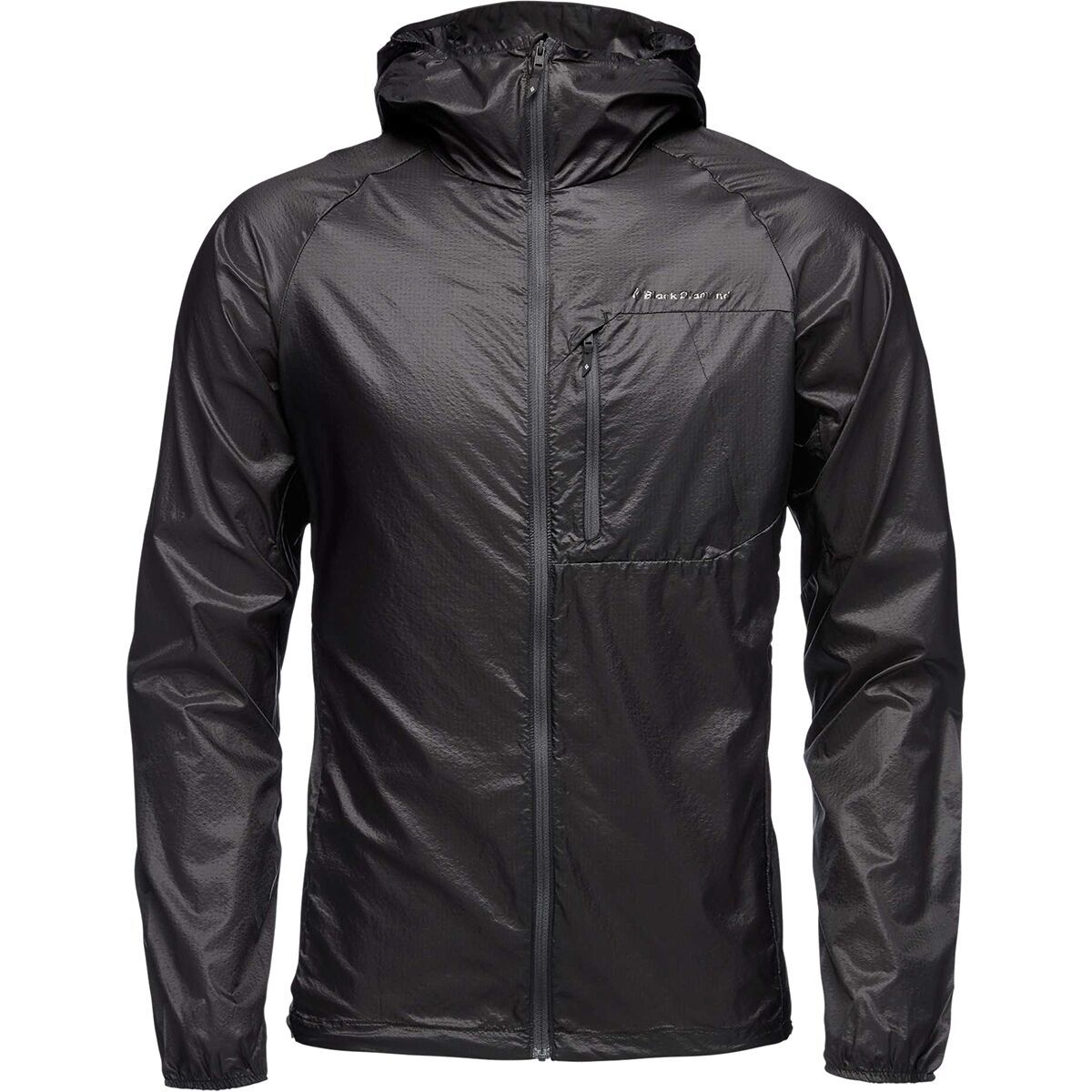 Image of Black Diamond Distance Wind Shell Jacket - Men's Black, L