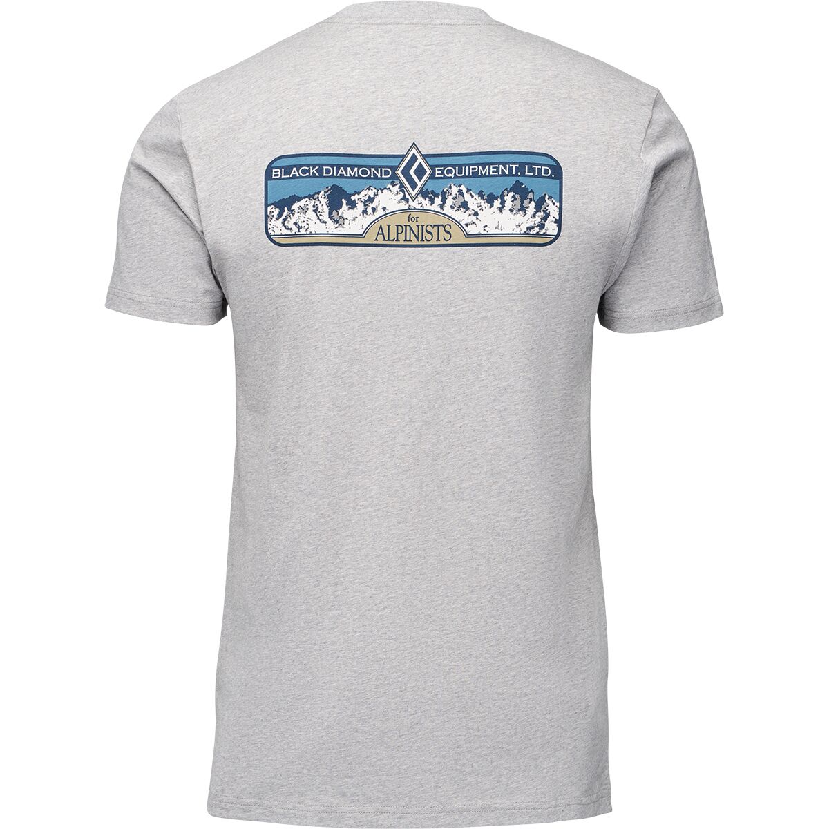 Image of Black Diamond Heritage Alpinist T-Shirt - Men's Nickel Heather, L