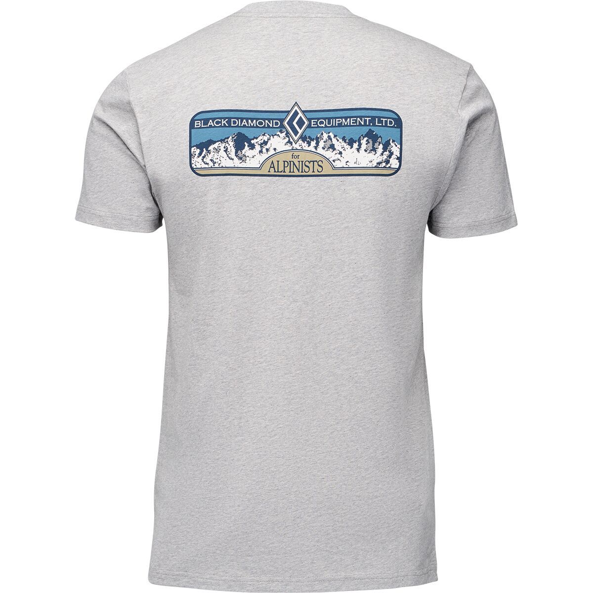Image of Black Diamond Heritage Alpinist T-Shirt - Men's Nickel Heather, L