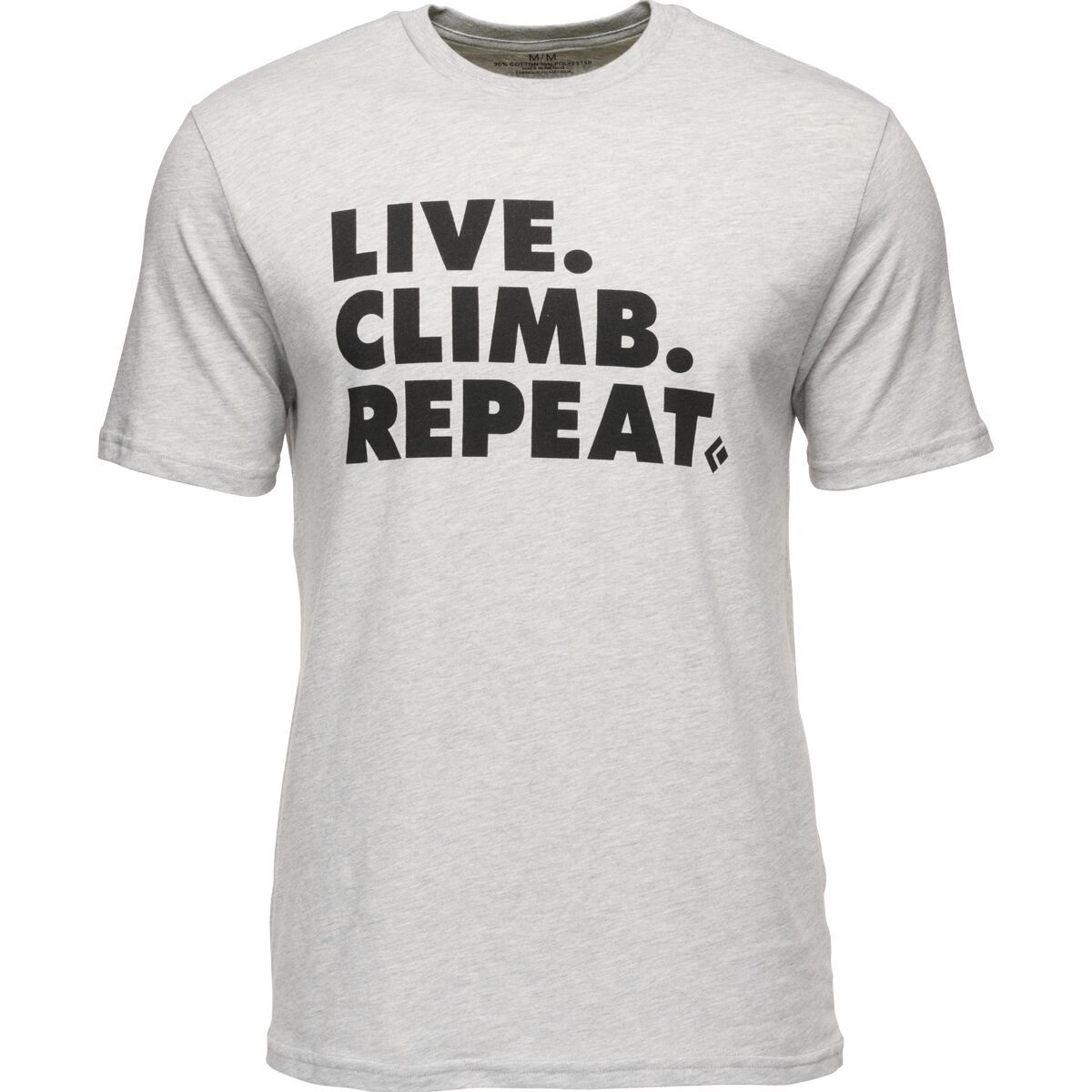 Image of Black Diamond Live Climb Repeat T-Shirt - Men's White, M