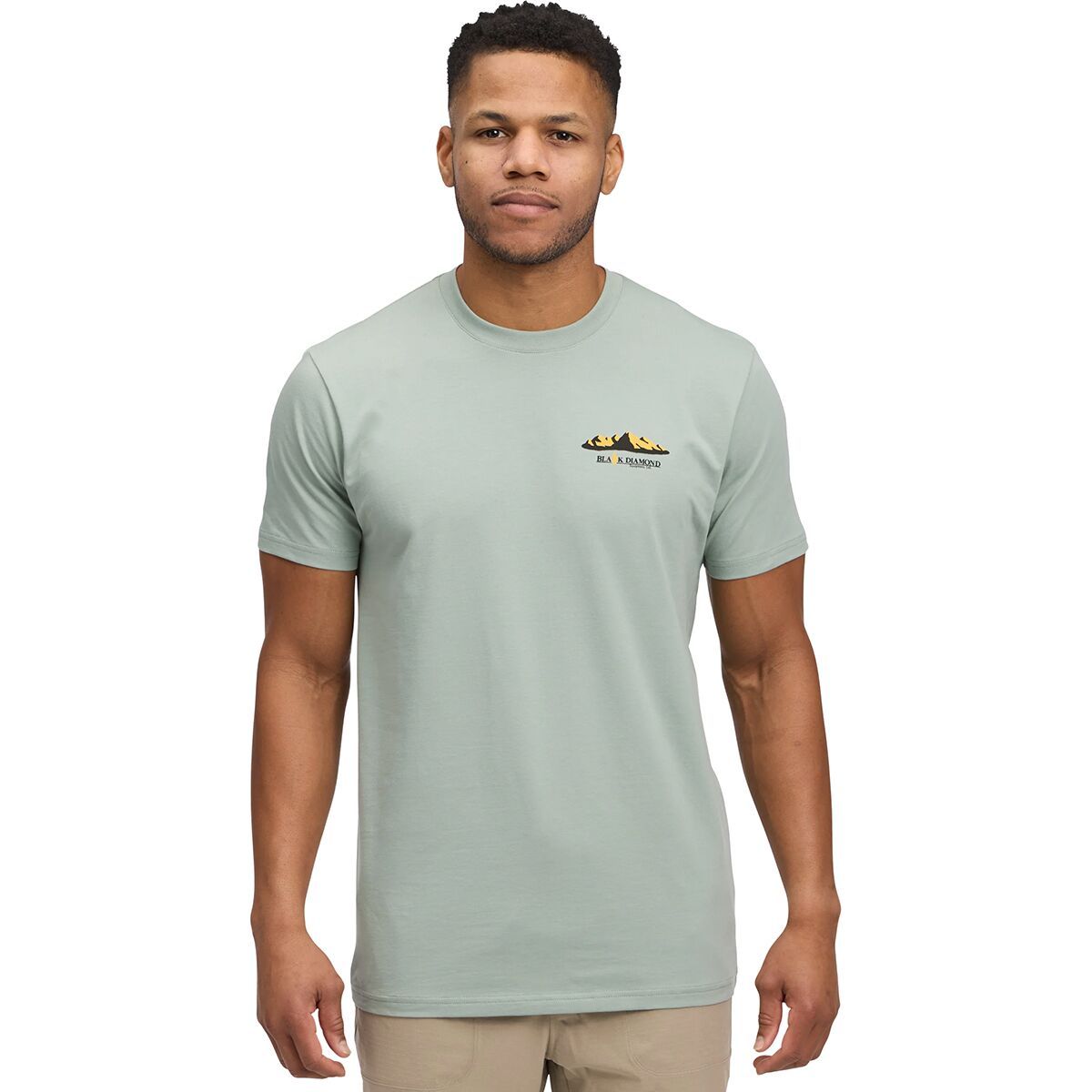 Image of Black Diamond Mountainscape T-Shirt - Men's Agave, S