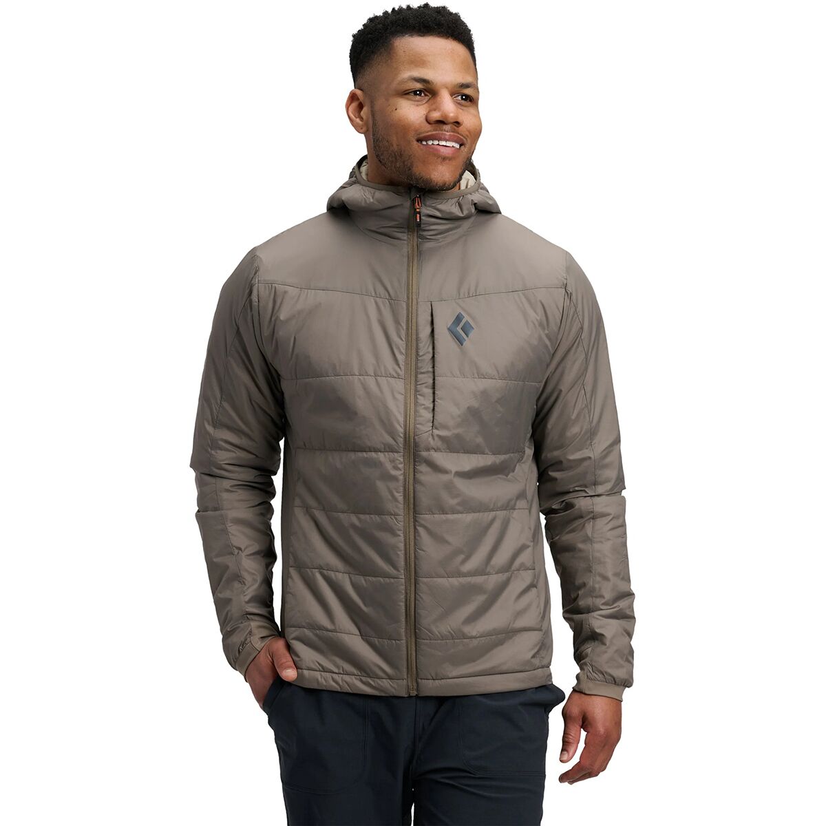 Image of Black Diamond Solution Hooded Jacket - Men's Walnut, S