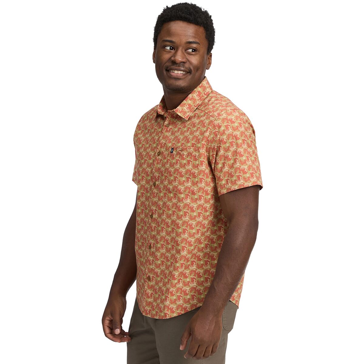 Image of Black Diamond Wingate Shirt - Men's Burnt Sienna Desert Tower, S