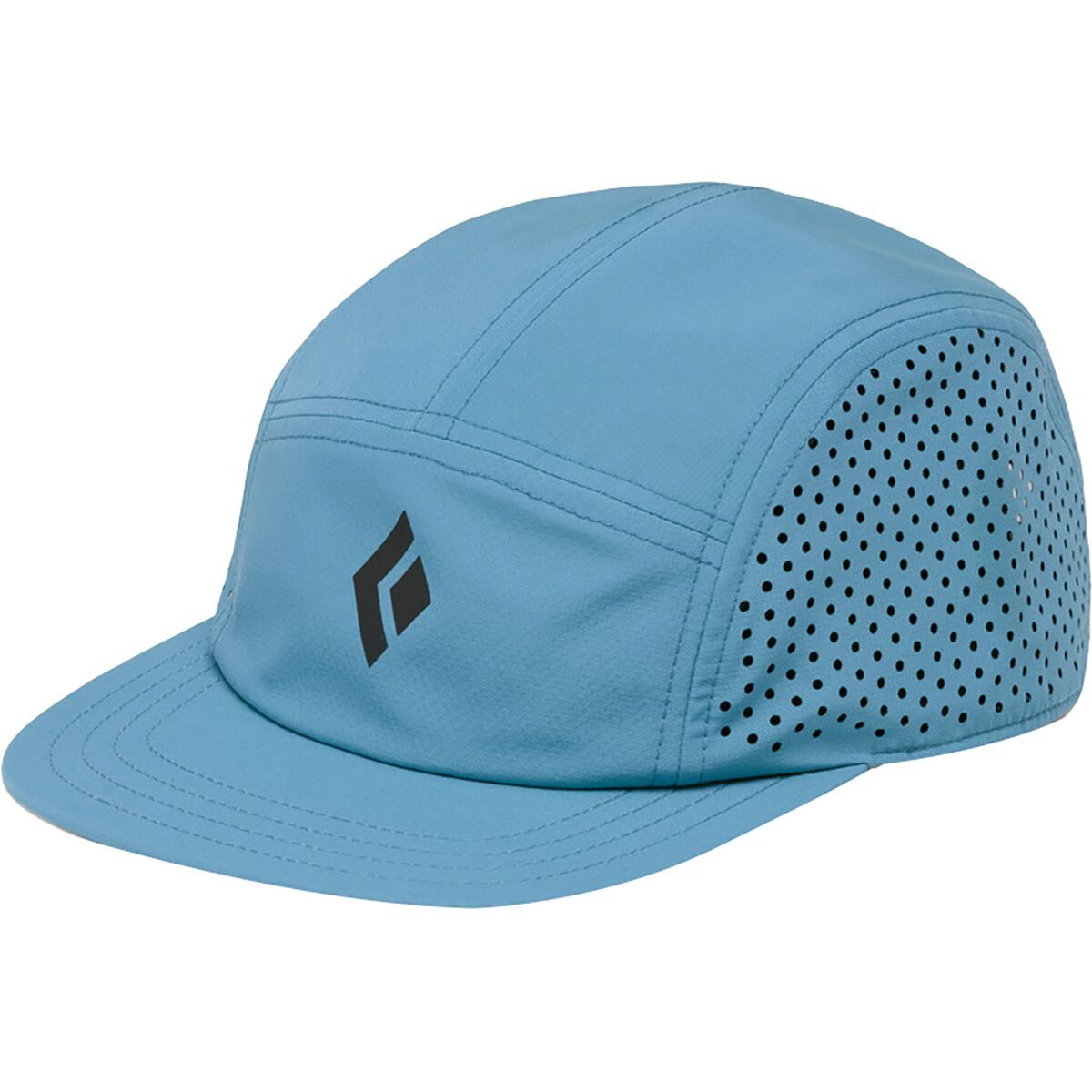 Image of Black Diamond 5-Panel Synthetic Cap Creek Blue/Black Icon Logo, One Size