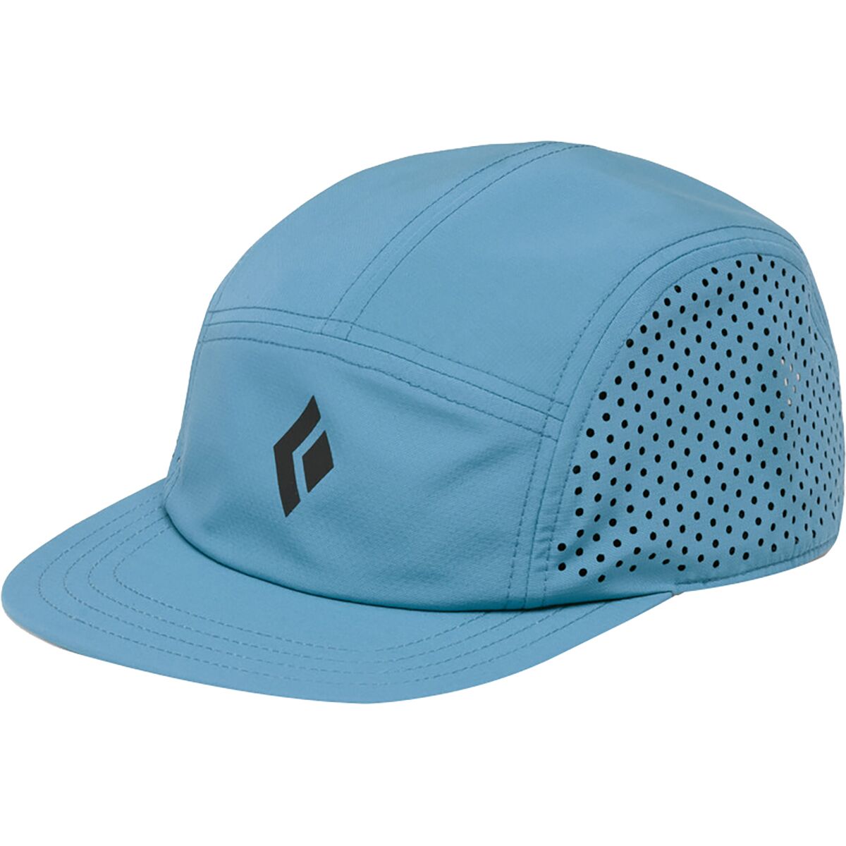Image of Black Diamond 5-Panel Synthetic Cap Creek Blue/Black Icon Logo, One Size