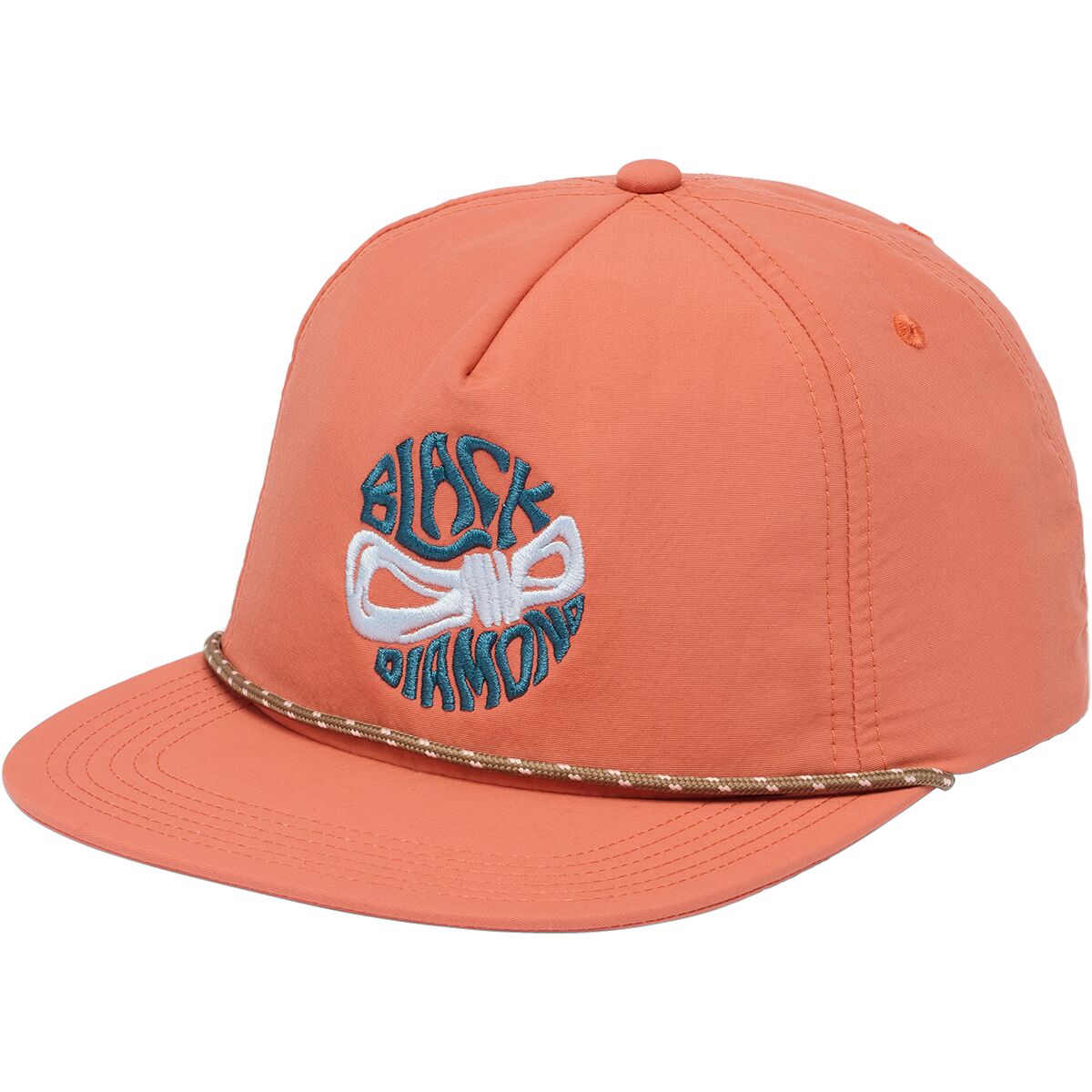 Image of Black Diamond Synthetic Rope Hat Baja Sunrise/Creek Blue Rope Badge, One Size