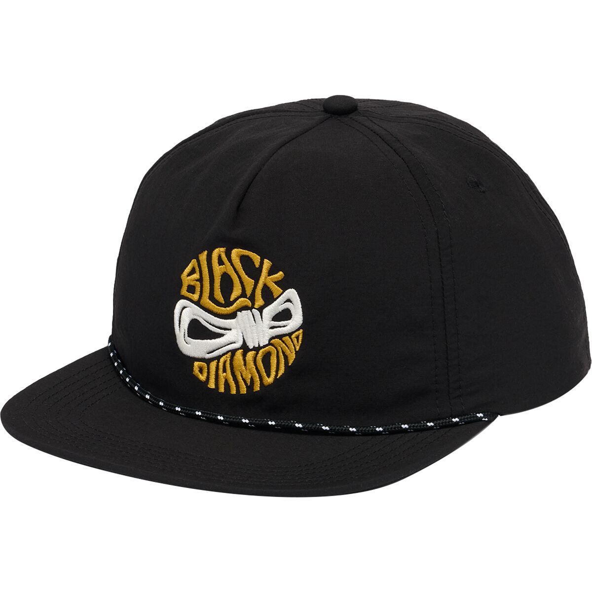 Image of Black Diamond Synthetic Rope Hat Black/Moab Brown Rope Badge, One Size