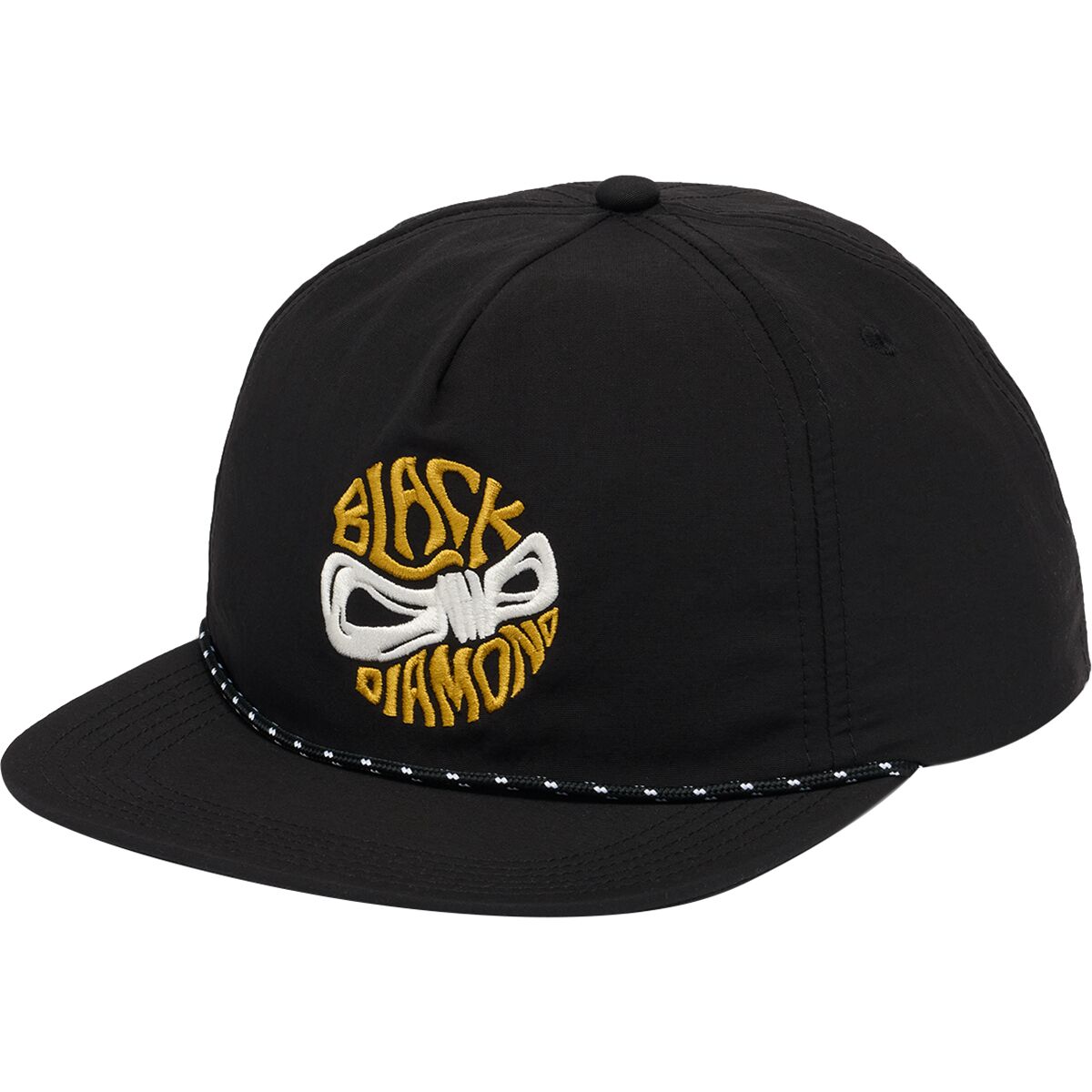 Image of Black Diamond Synthetic Rope Hat Black/Moab Brown Rope Badge, One Size